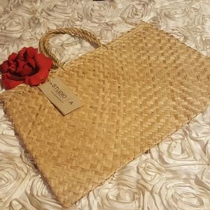 Straw Bag Purse Tote.